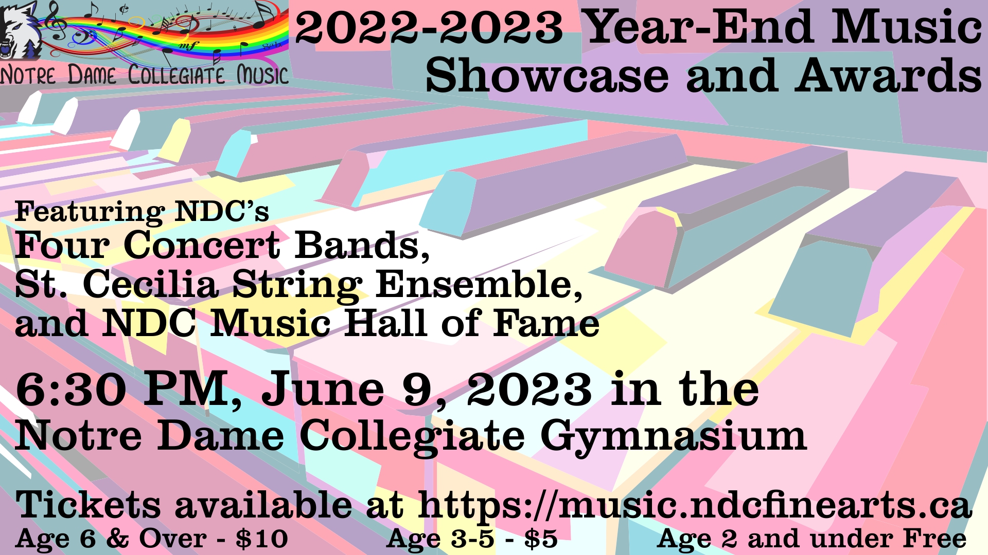2022-2023 Year-End Music Showcase and Awards